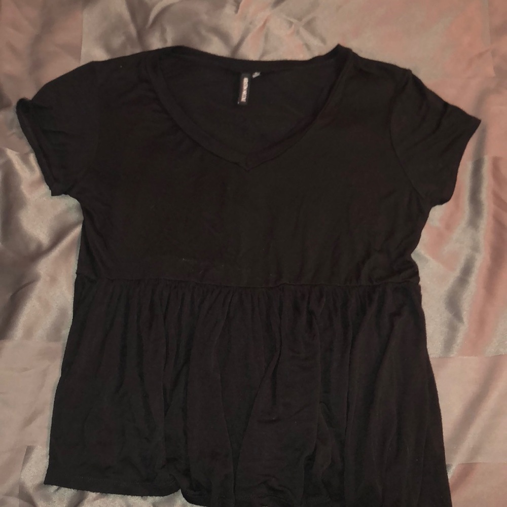 Kristin Nicole black casual shirt